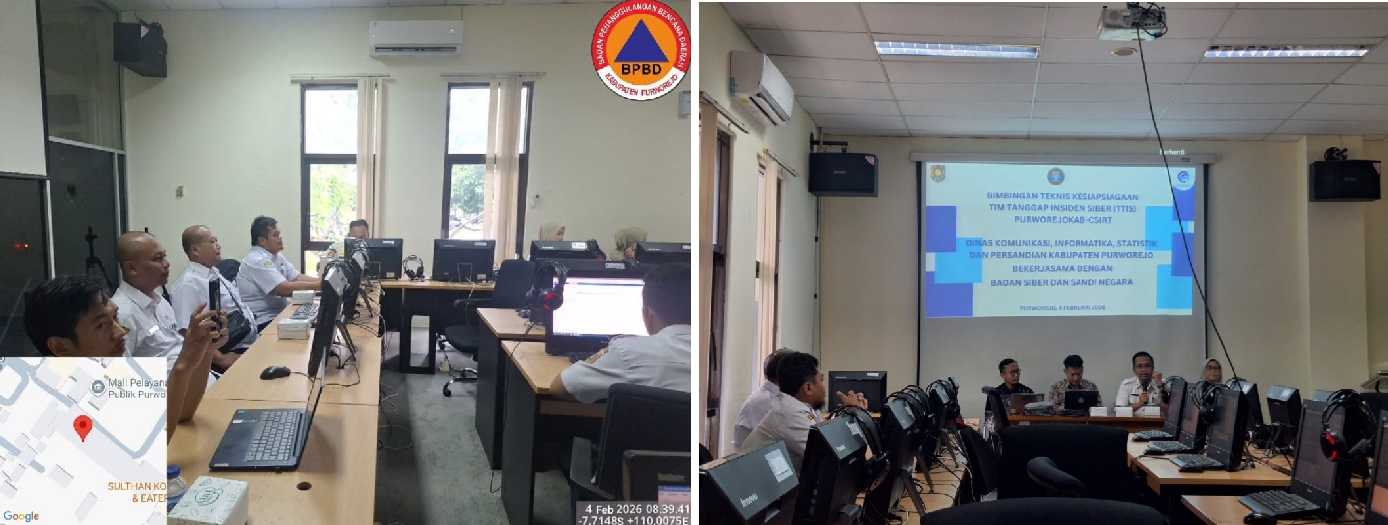 BPBD IKUTI BIMTEK KESIAPSIAGAAN INSIDEN KEAMANAN SIBER