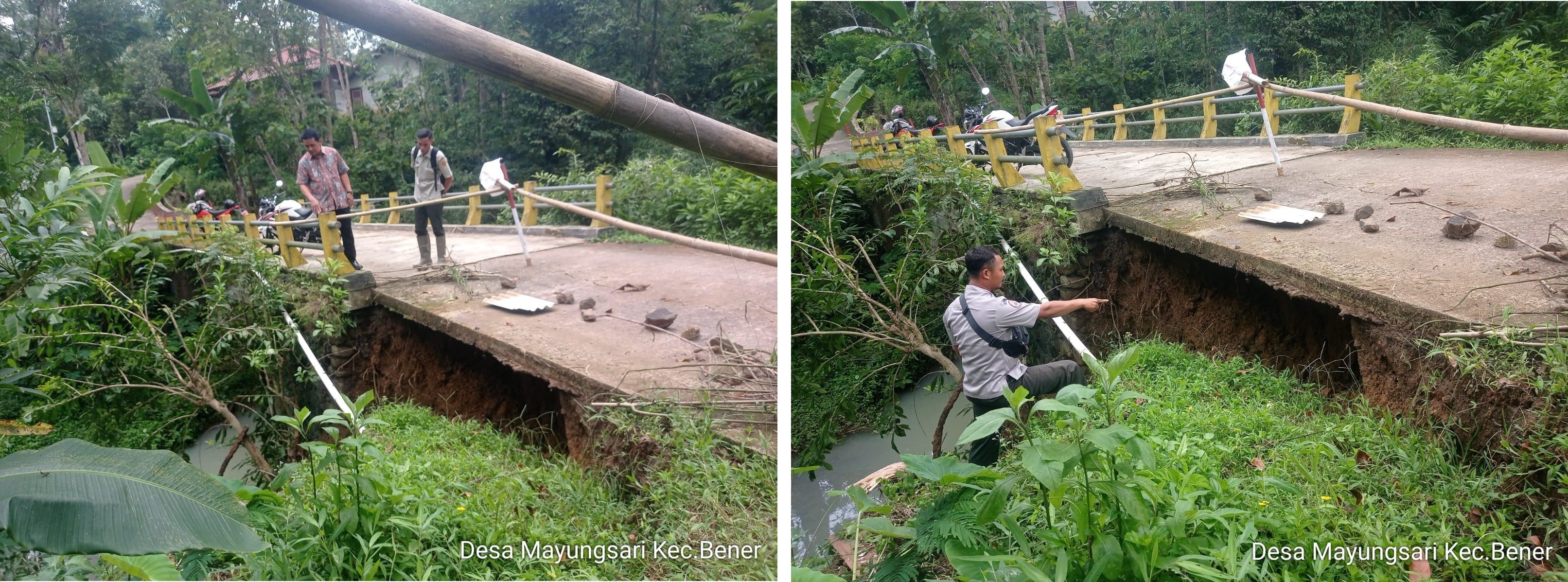 JALAN RABAT BETON DI DESA MAYUNGSARI HAMPIR AMBLAS