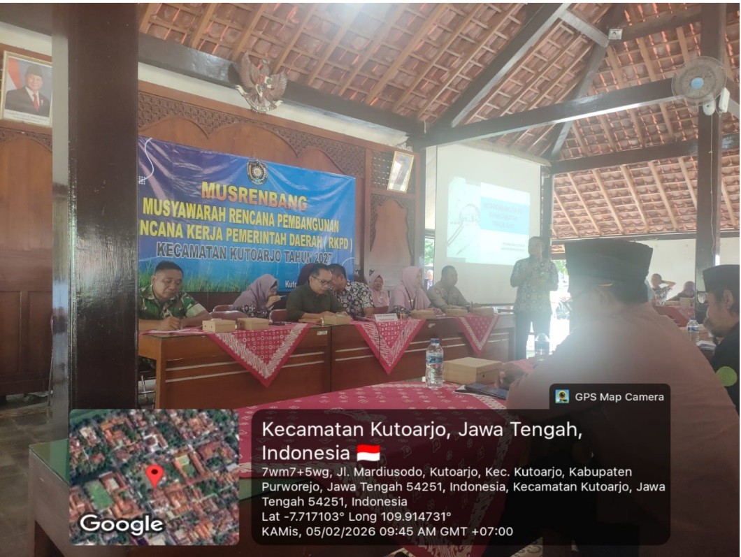BPBD HADIRI MUSRENBANG KECAMATAN KUTOARJO TAHUN 2026