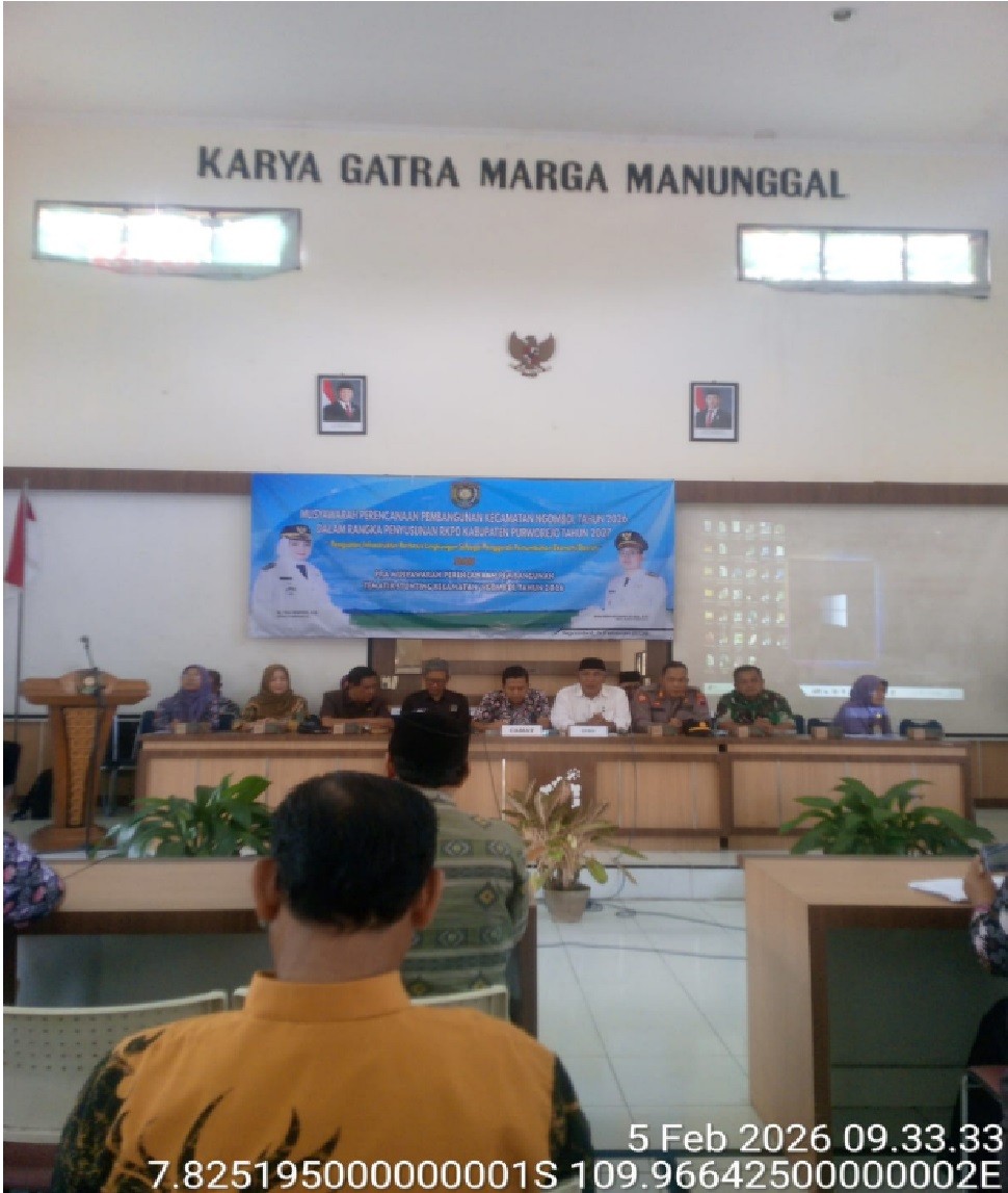 BPBD HADIRI MUSRENBANG KECAMATAN NGOMBOL TAHUN 2026