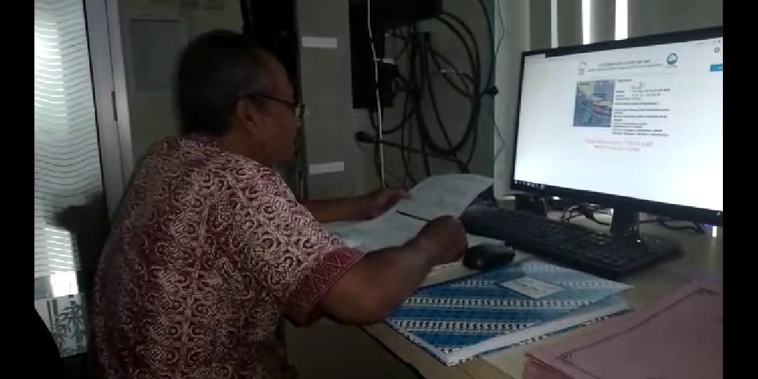 UJI RUTIN ALAT PERINGATAN DINI TSUNAMI