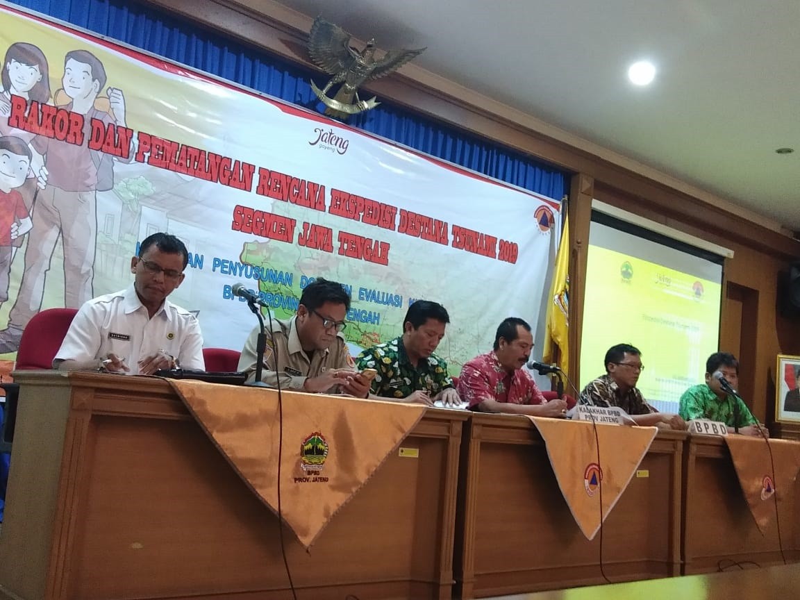 RAPAT KOORDINASI DAN PEMATANGAN RENCANA EKSPEDISI DESTANA TSUNAMI 2019 SEGMEN JAWA TENGAH