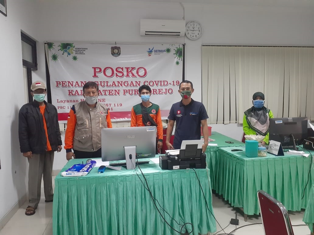 Dukungan personil di Posko Covid-19 di Dinas Kesehatan