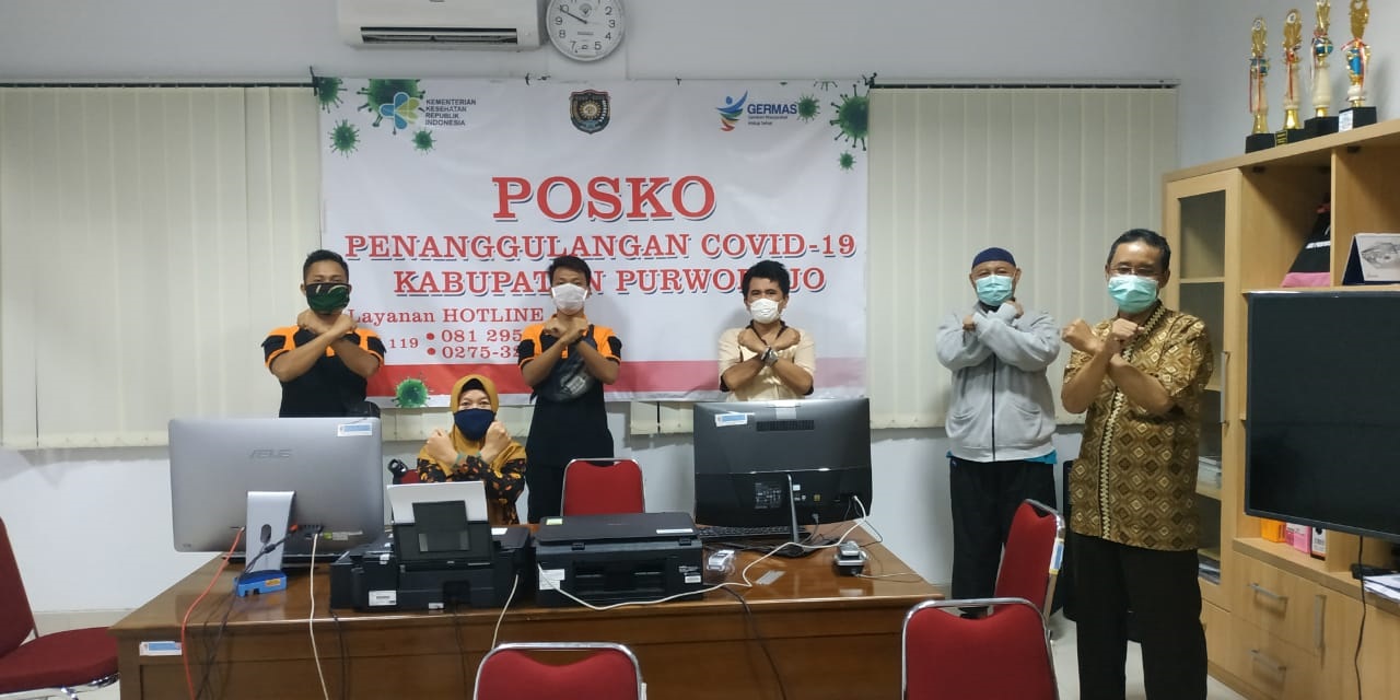 Dukungan personil di Posko Covid-19 di Dinas Kesehatan