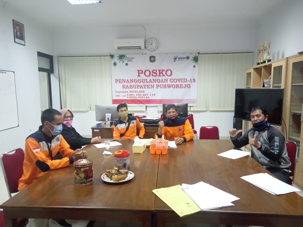 Dukungan personil di Posko Covid-19 di Dinas Kesehatan